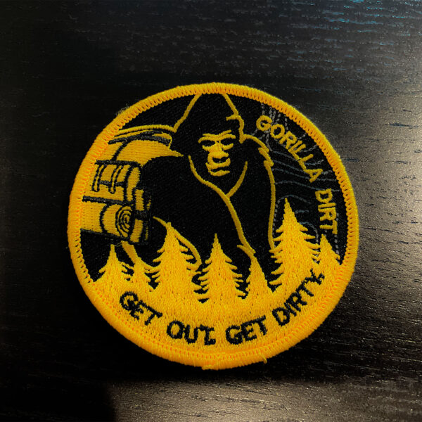 Gorilla Dirt Velcro Backed Patch