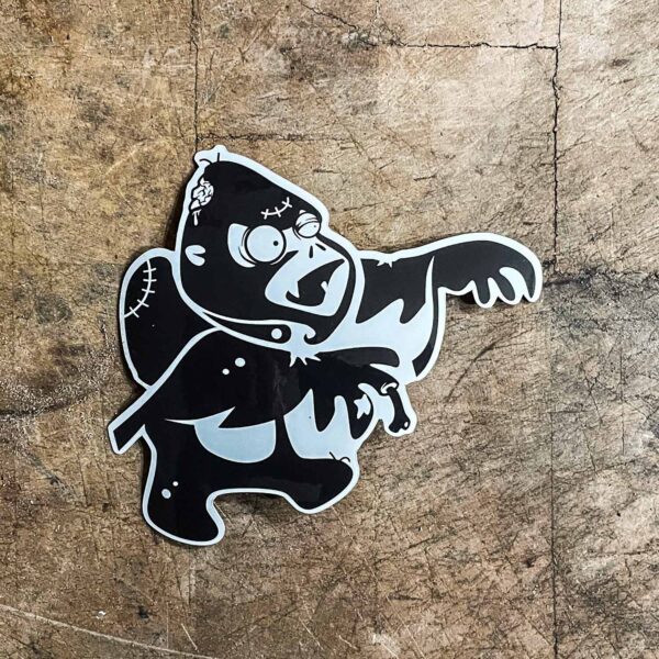Gorilla Dirt Wicked Zombie Vinyl Decal