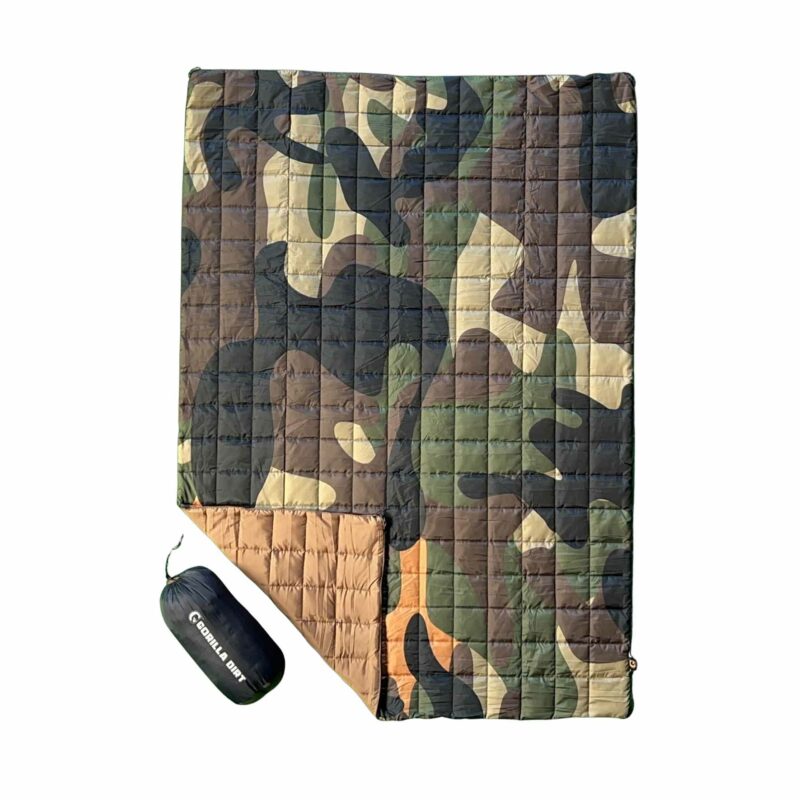 Fire Brush Camo Adventure Blanket