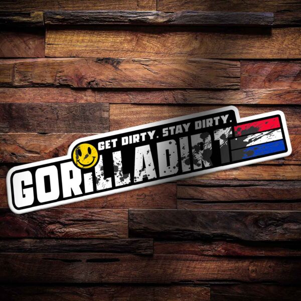 Gi Gorilla Dirt Vinyl Decal