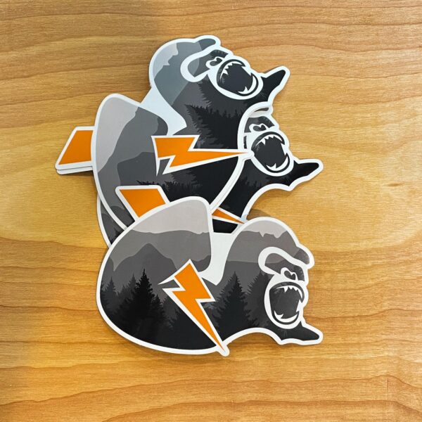 Mountain Gorilla Vinyl Decal