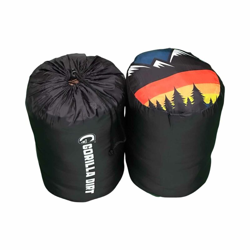Mountain Stripes Puffy Blanket