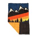 Mountain Stripes Puffy Blanket