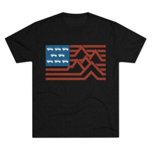 Men’s Offroad Flag Tri-blend Crew Tee