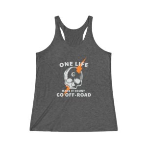 One Life Women’s Tri-blend Racerback Tank