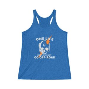 One Life Women’s Tri-blend Racerback Tank
