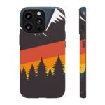 Color Stripe Mountains Hard Shell Phone Case