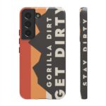 Get Dirty Mountain Hard Shell Phone Case