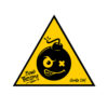 Bomb Theory Triangle Vinyl Sticker