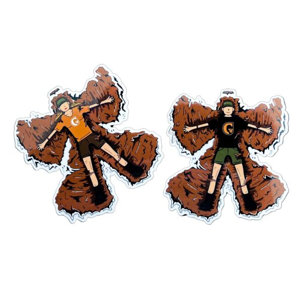 Mud Angel Transparent Back Vinyl Sticker – 1