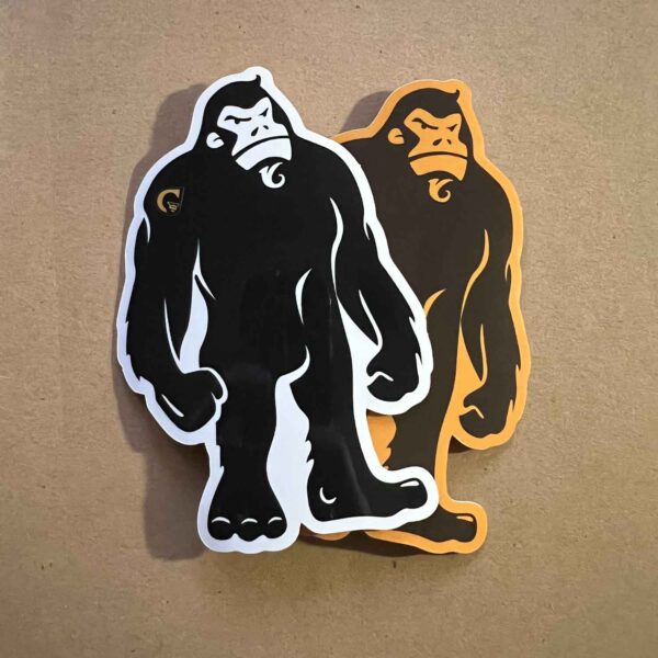 Standing Tall Gorilla Vinyl Decal