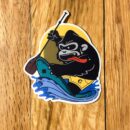 Gorilla Paddle Board Vinyl Sticker