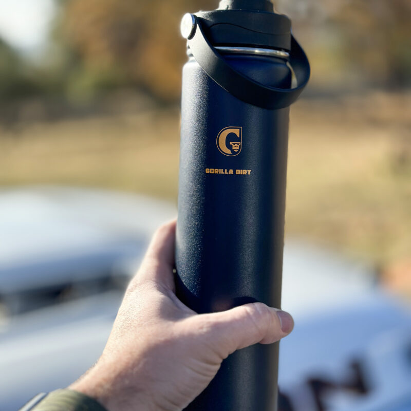 Navy Vacuum Water Bottle – 25oz