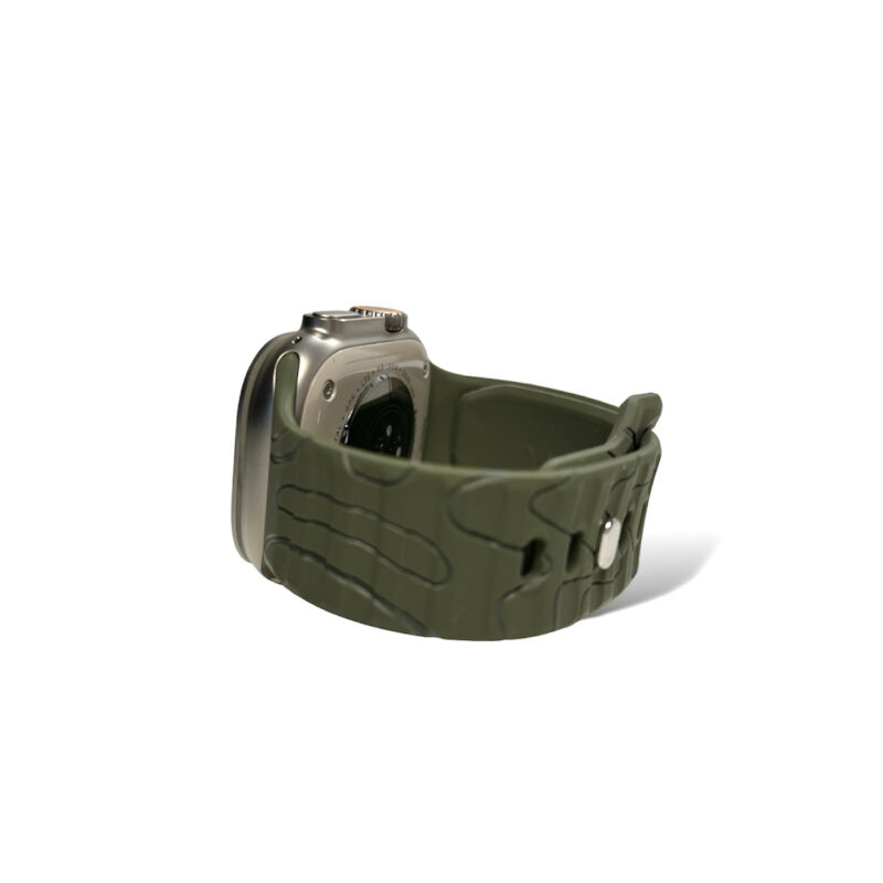 Topographic Adventure Band X-series For Apple Watch & Ultra - Fatigue Green, 44mm/45mm - M/l