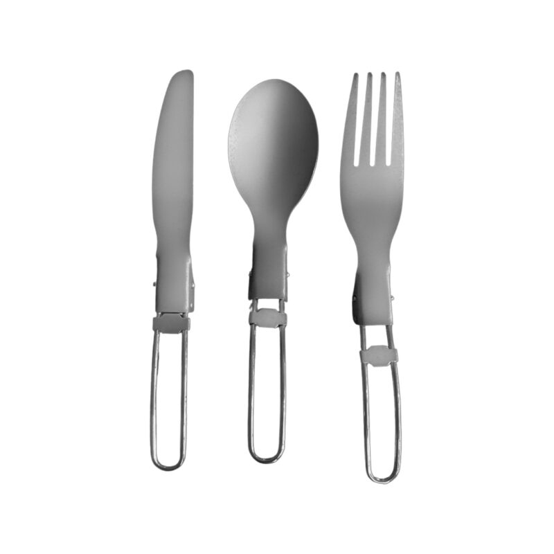 Folding Titanium 3-Piece Flatware Set