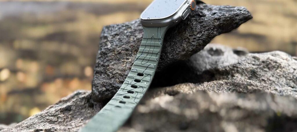 Topographic Adventure Band For Apple Watch And Ultra