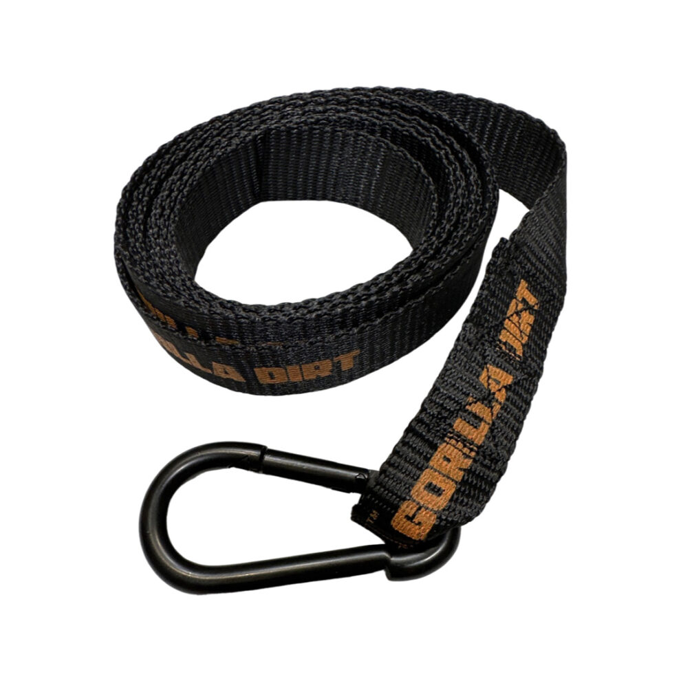 Gorilla Dirt HD Ratcheting Straps With Carabiner Hooks