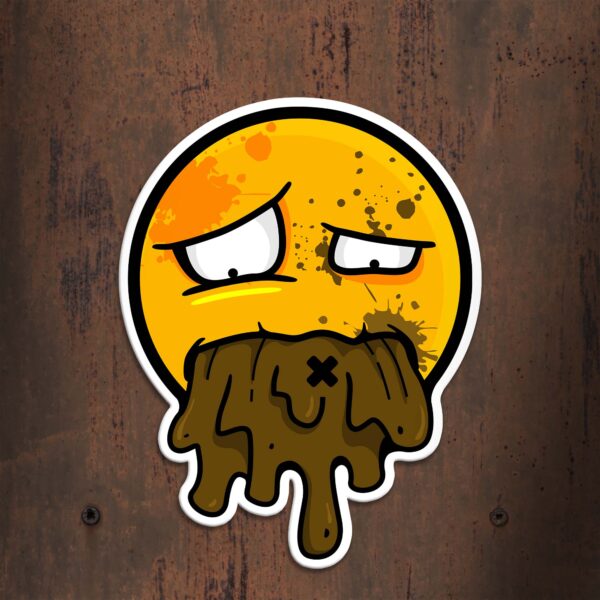 Too Much Dirt Vinyl Sticker