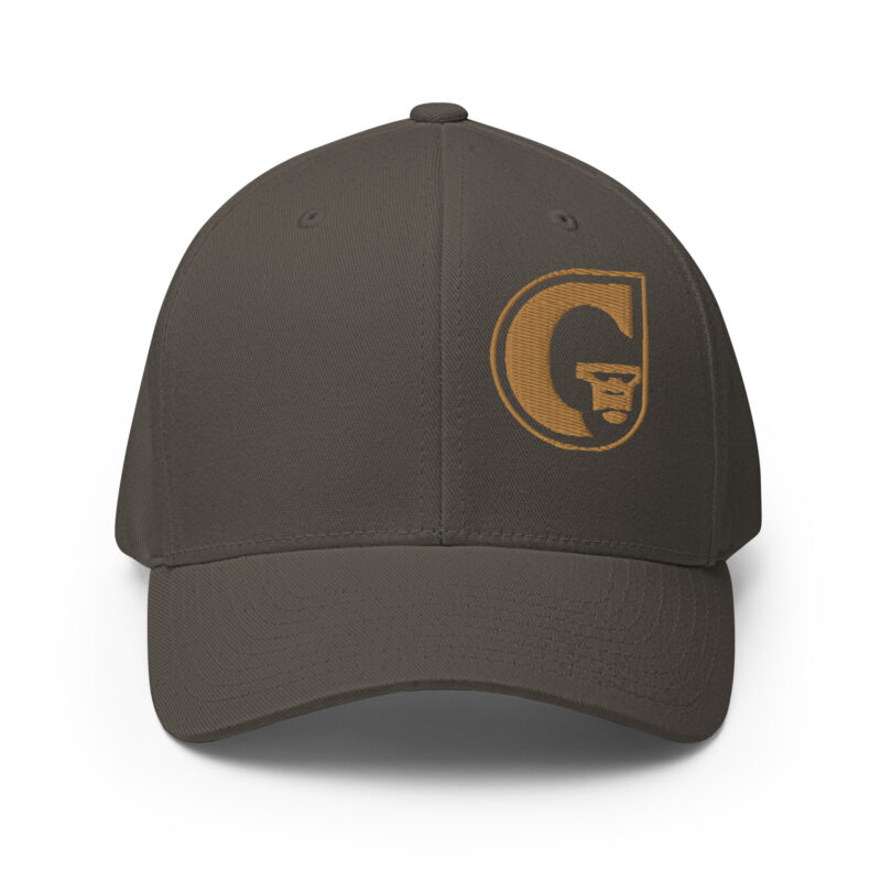 Gold Logo Structured Twill Cap
