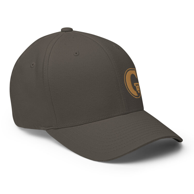 Gold Logo Structured Twill Cap