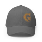 Gold Logo Structured Twill Cap