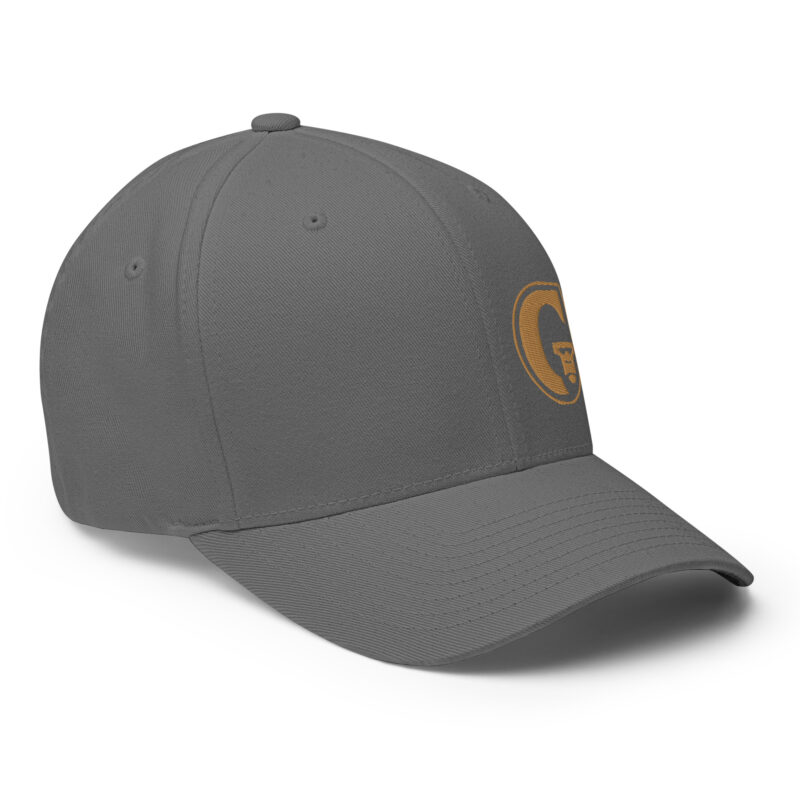 Gold Logo Structured Twill Cap