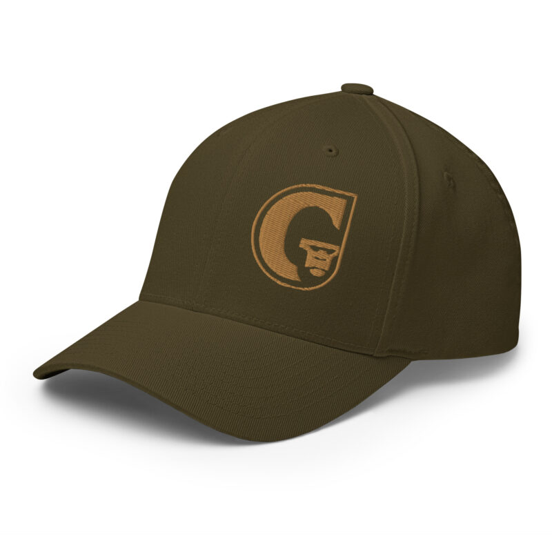 Gold Logo Structured Twill Cap