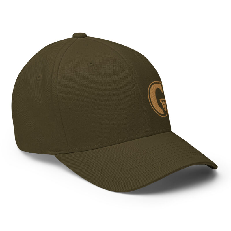 Gold Logo Structured Twill Cap