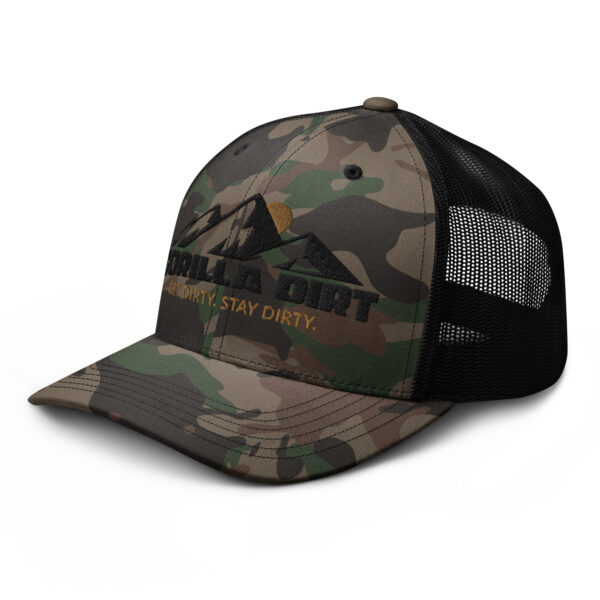 Mountain Logo Camouflage Trucker Hat