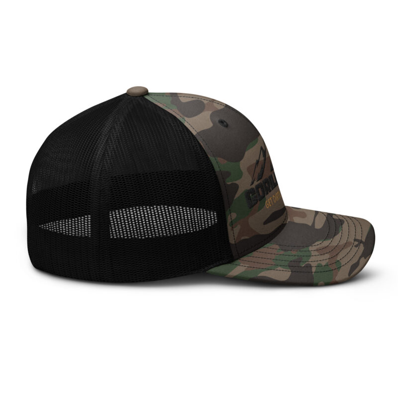 Mountain Logo Camouflage Trucker Hat