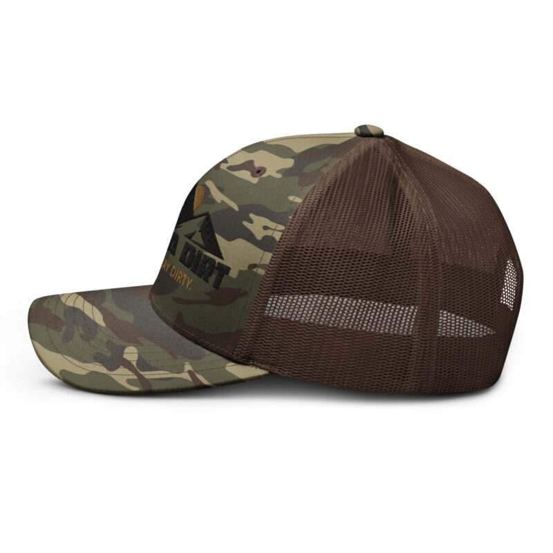 Mountain Logo Camouflage Trucker Hat