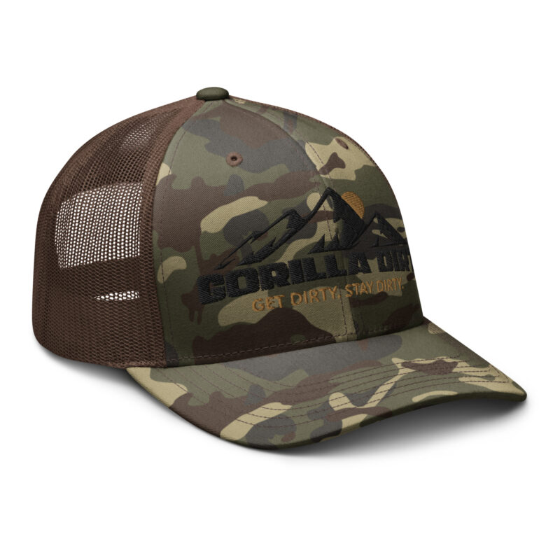 Mountain Logo Camouflage Trucker Hat