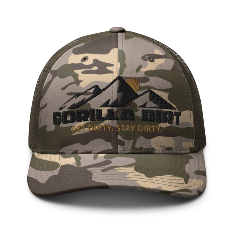 Mountain Logo Camouflage Trucker Hat