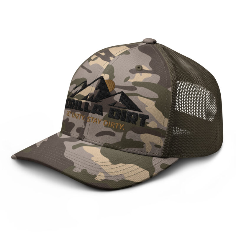 Mountain Logo Camouflage Trucker Hat