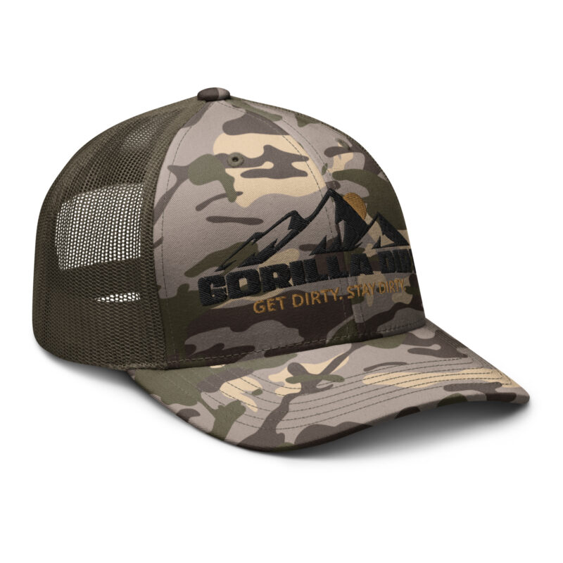 Mountain Logo Camouflage Trucker Hat