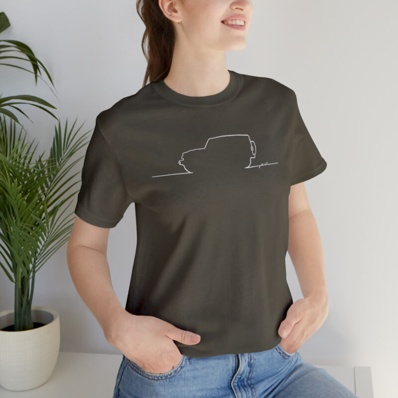 Women's  4x4 Line Art Short Sleeve Tee