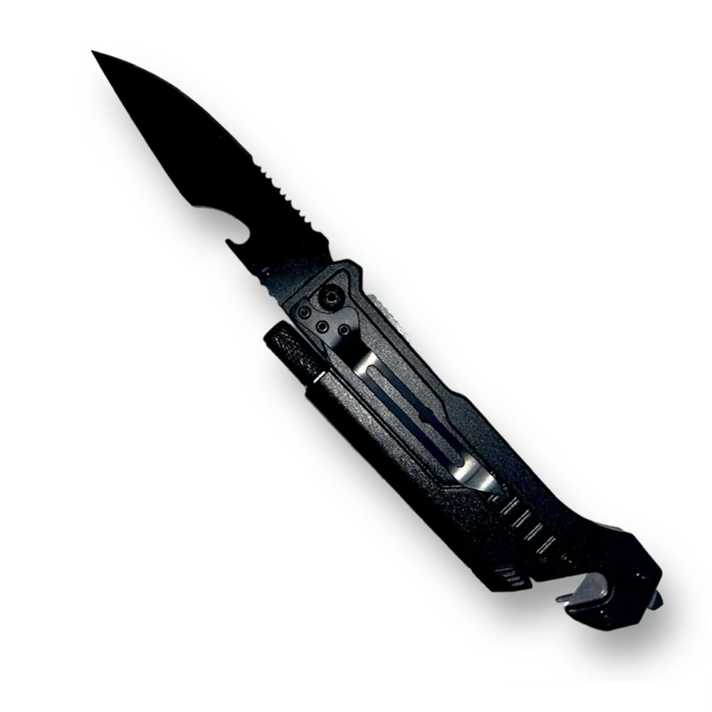 Get Dirty Stay Dirty Etched Steel Locking Blade Knife