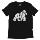 Gorilla Font Tri-bland.short Sleeve T-shirt