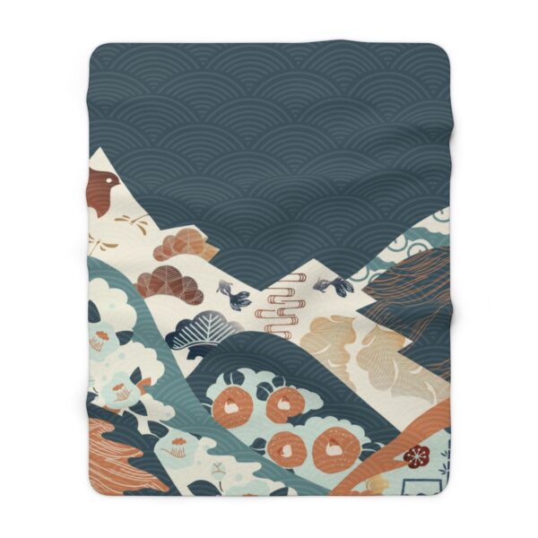 Mountain Flower Fleece Blanket