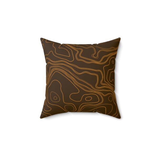 Brown Topo Pillow