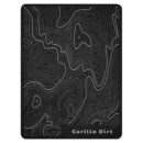 Topographic Gorilla Dirt Sherpa Fleece Blanket 80x60