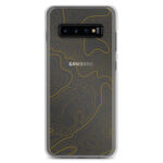 Firebrush Orange Topo Clear Case For Samsung