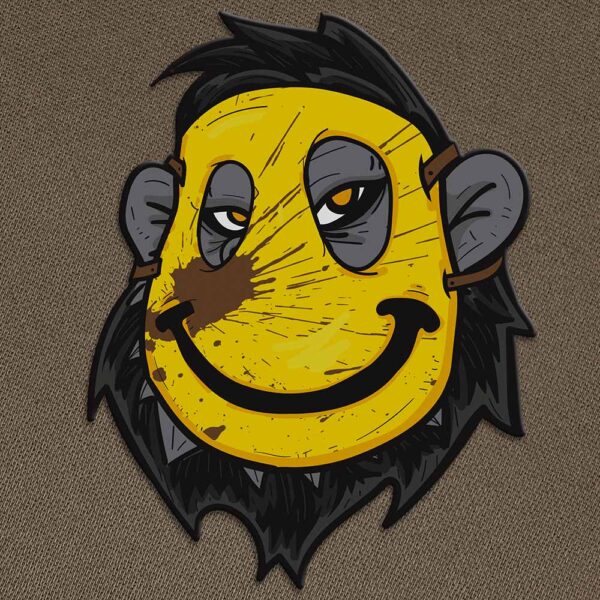 Have A Dirty Day Gorilla Mask Vinyl Sticker