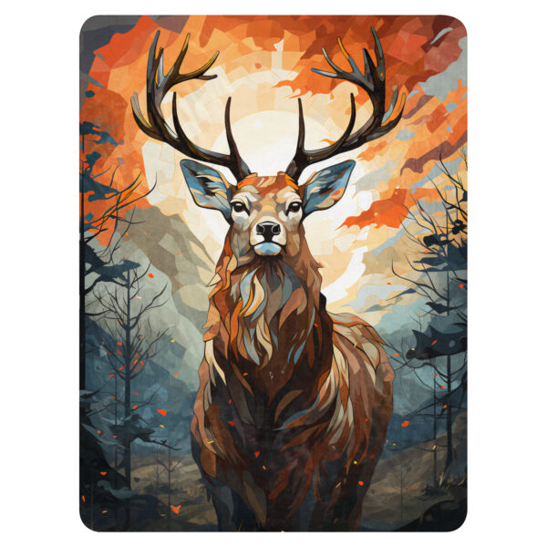 The Deer Sherpa Blanket 80x60