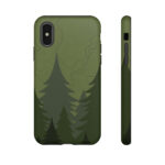 Forest Green Topo Phone Case