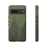 Forest Green Topo Phone Case