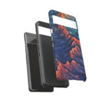 Sunset Mountain Range Hard Shell Phone Case