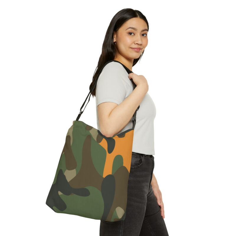 Firebrush Camo Adjustable Tote Bag