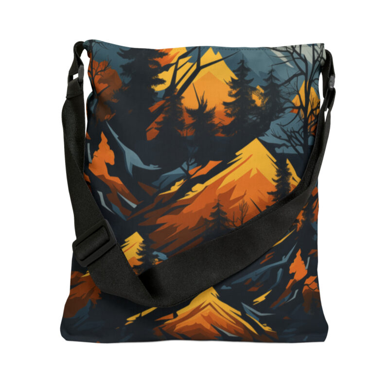 Fall Mountains Adjustable Tote Bag