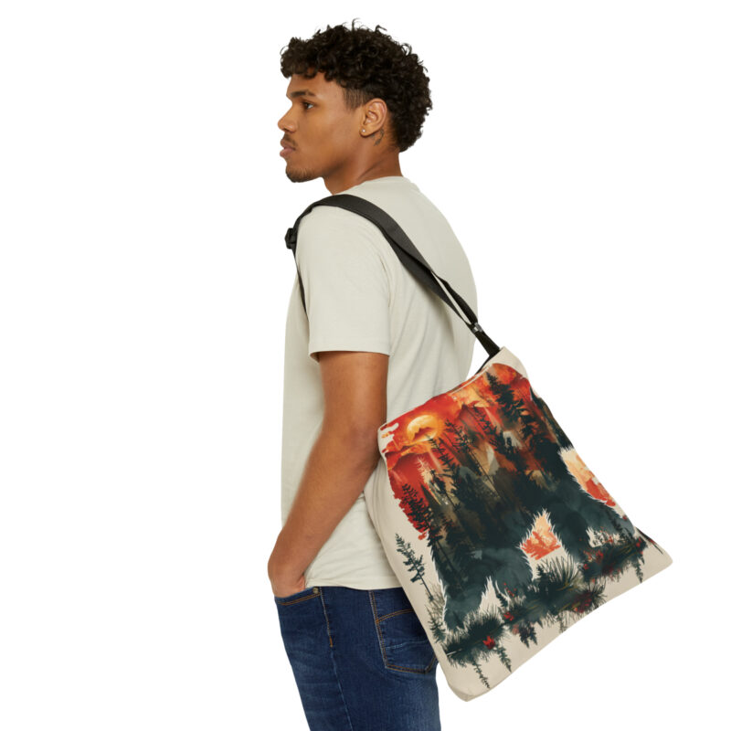 Native Bear Adjustable Tote Bag